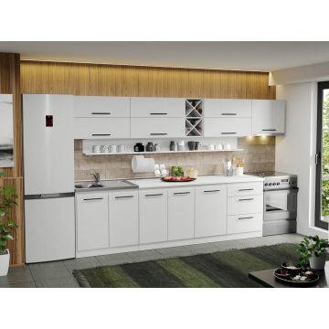 Mobila Bucatarie alba Sofi - 14 - 330 cm
