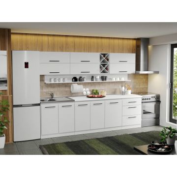 Mobila Bucatarie alba Sofi - 15 - 270 cm