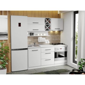 Mobila Bucatarie alba Sofi - 23 - 170 cm