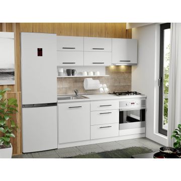 Mobila Bucatarie alba Sofi - 26 - 180 cm