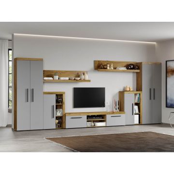 Set Mobilier Living Gri cu Flagstaff-Atena-C13