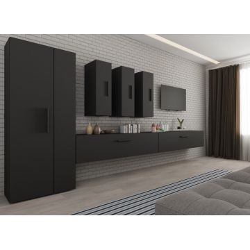 Set Mobilier Living Gri Antracit Remy-C06