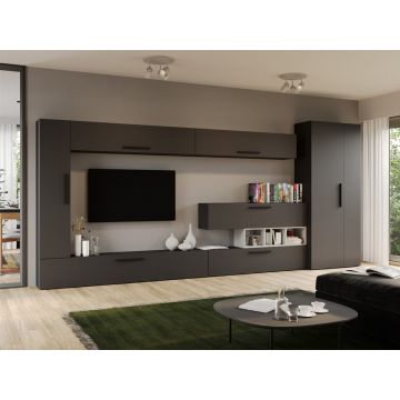 Set Mobilier Living Gri Antracit Remy-C07