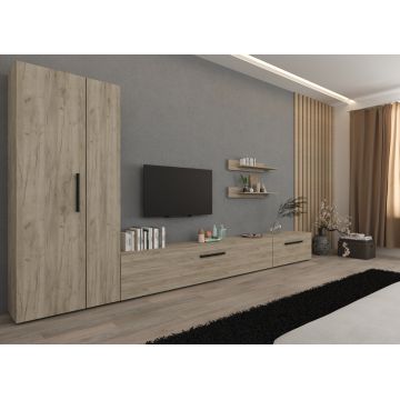Set Mobilier Living Stejar Gri Remy-C02