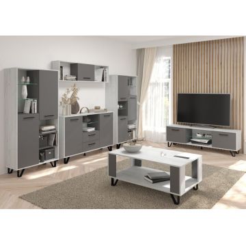 Boss Set 4 (Unitate De Perete) Craft White/Grafit