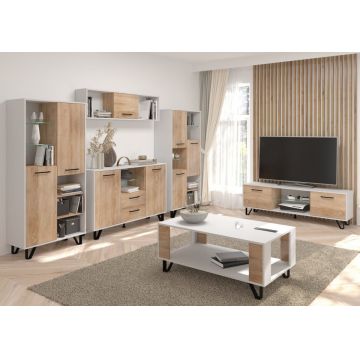 Boss Set 4 (Unitate De Perete) Lumina Alba/Sonoma