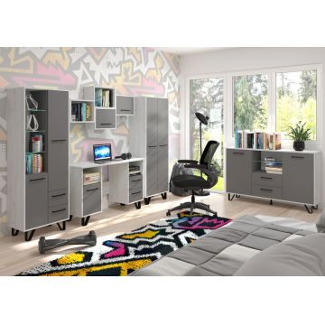 Boss Set 5 (Unitate De Perete) Craft White/Grafit