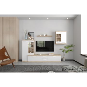 Imperor Mini Unitate De Perete Stejar Sonoma/Alb