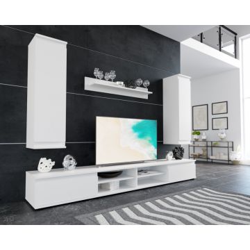 Lusia220 Unitate Perete Alb
