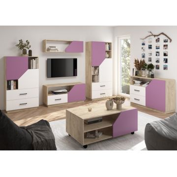 Pax Set 1 Stejar Endgrain/Alb/Lavanda