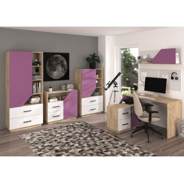 Pax Set 5 Stejar Endgrain/Alb/Lavanda
