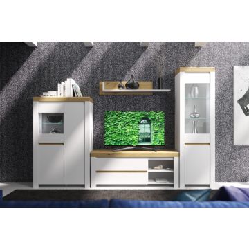 Riko Unitate Perete Alb/Stejar Artisan