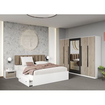 Set dormitor San Remo fara comoda - Dallas - C44