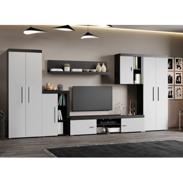 Set Mobilier Living Alb cu Ferrara Sam-C03