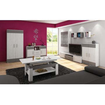Solar (Mobila Sufragerie De Perete) Craft White/Graphite