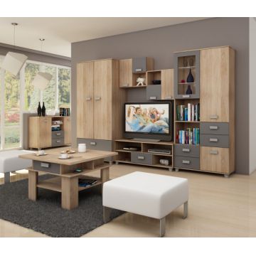 Solo Set 1 (Mobila Sufragerie De Perete) S.Bright/Graphite