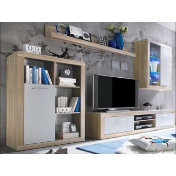 Sunset Mobila Sufragerie De Perete Sonom Oak/White