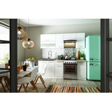 Tiffany Bucatarie T35/220 Alb Luciu