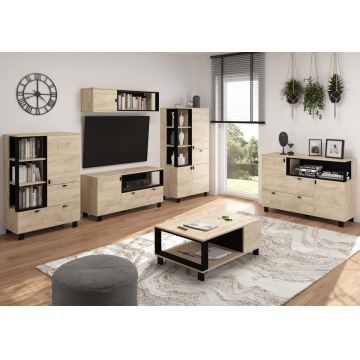Vegas Set 1 Stejar Endgrain/Negru