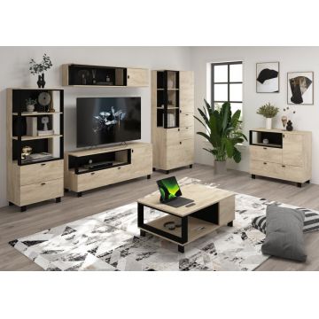 Vegas Set 2 Stejar Endgrain/Negru