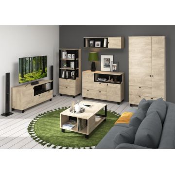 Vegas Set 4 Stejar Endgrain/Negru