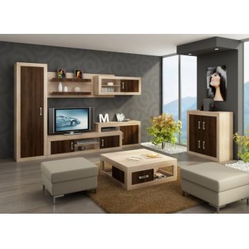 Verin Set 2 (Mobila Sufragerie De Perete) S.Bright/S.Dark