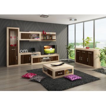 Verin Set 7 (Mobila Sufragerie De Perete) S.Bright/S.Dark