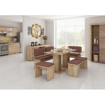 Bond (Set Mobilier Bucatarie Mare) Eco Brown/Cr.Golden&