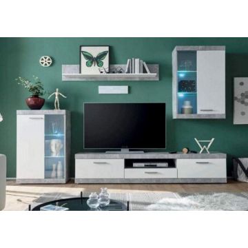 Catlin Mobila Sufragerie De Perete Beton/Bialy