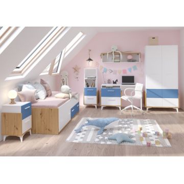 Hey Set 1 Oak Artisan/White/Blue