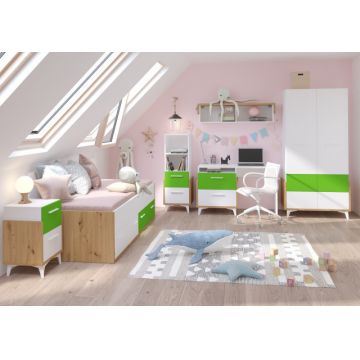 Hey Set 1 Oak Artisan/White/Green