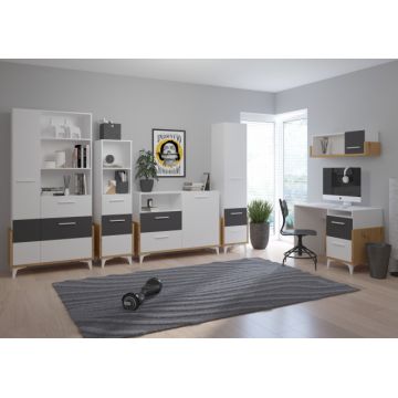 Hey Set 2 Oak Artisan/White/Graphite