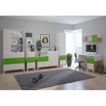 Hey Set 2 Oak Artisan/White/Green