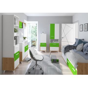 Hey Set 3 Oak Artisan/White/Green