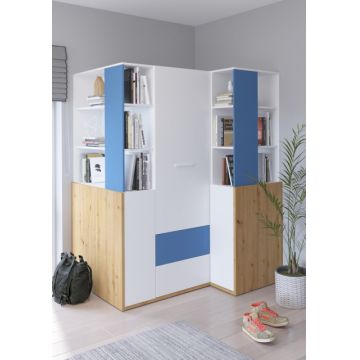 Hey Set 6 Oak Artisan/White/Blue