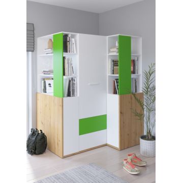 Hey Set 6 Oak Artisan/White/Green