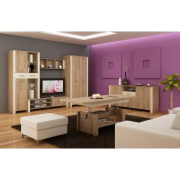 Hugo Set 2 (Mobila Sufragerie De Perete) Craft Golden/Cream