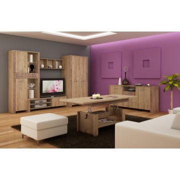 Hugo Set 2 (Mobila Sufragerie De Perete) Craft Golden/Tobaco