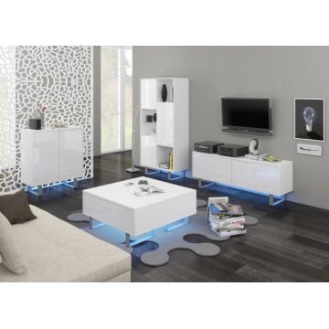 King (Set 1) White/White High Gloss