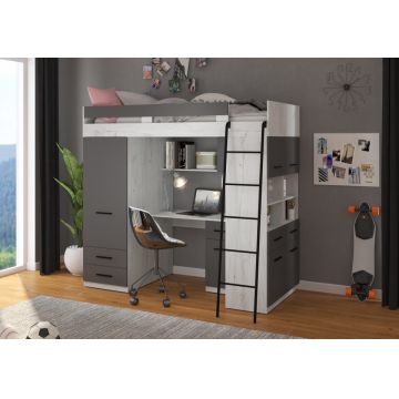 Level Right-Sided Craft White/Graphite