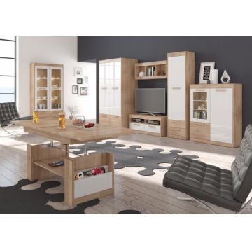 Maximus (Set 4) S.Bright/White High Gloss