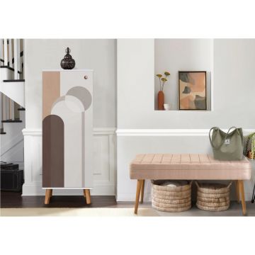 Set de mobilier pentru hol Vegas Sonomo - 200 - 0900 Hallway Furniture Set 40, Alb, 105x50x40 cm