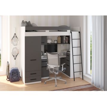 Smyk Right-Sided White/Graphite