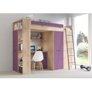 Verana Right-Sided Sonoma Bright/Purple