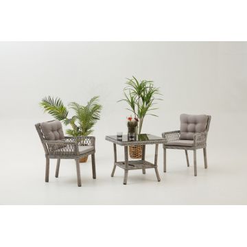Set de gradina Pure Gri 60x67x50 cm