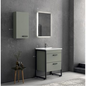 Mobilier De Baie Ikaros 65cm - Karag - Culoare ice oak 8902