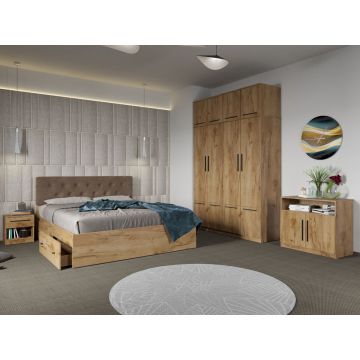 Set mobila dormitor complet Stejar Levi C21