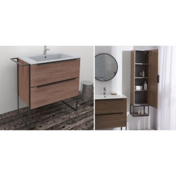 Set Mobilier Baie Jersey 80 cm - Wellis