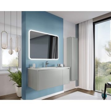 Set mobilier Cielo Savinidue cu lavoar ceramic - Dimensiune 81cm