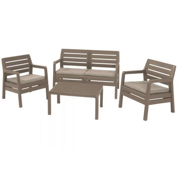 Set mobilier gradina cappuccino Keter Delano